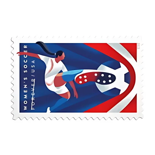Women's Soccer Stamps