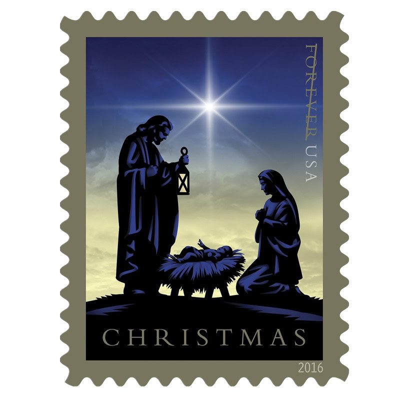 Traditional Christmas: Nativity Stamps