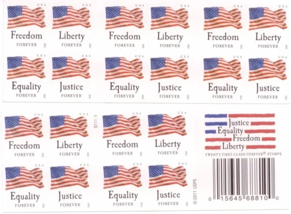 2012 Four Flags Forever Stamps - Image 2