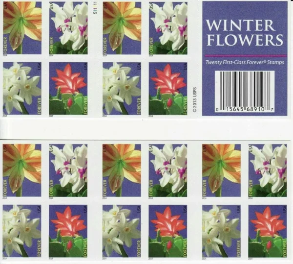Winter Flowers Stamps - Image 2