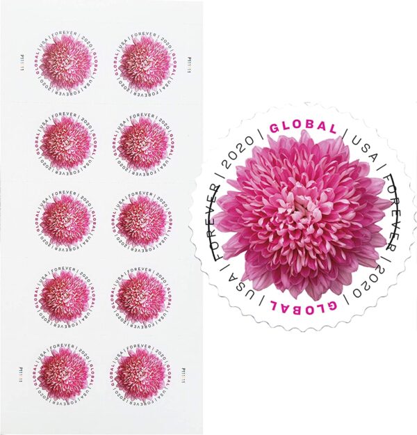 Global: Chrysanthemum Stamps - Image 2