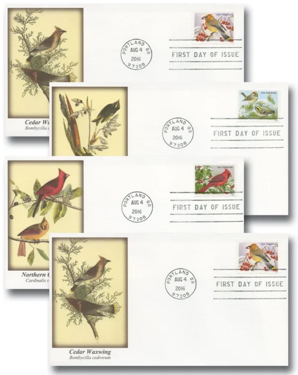 Songbirds in Snow Stamps - Image 4