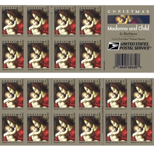 2018 Madonna and Child Stamps - Image 4