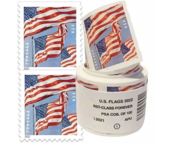 Highly Recommended: $169 for 10 Rolls(1000pcs) - 2017/2018/2019/2022 Flag - Image 5