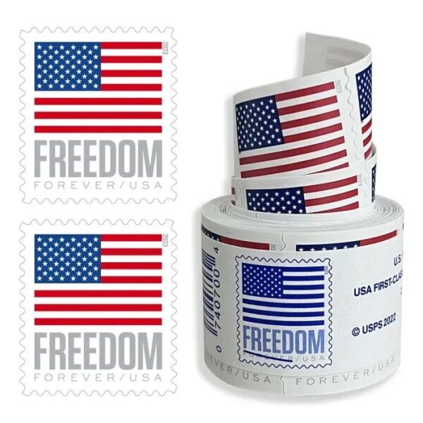 Highly Recommended: $169 for 10 Rolls(1000pcs) - 2017/2018/2019/2022 Flag - Image 6
