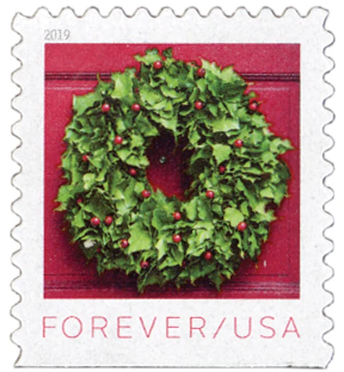 Holiday Wreaths Stamps
