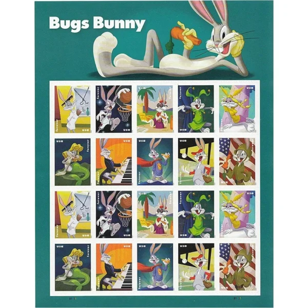 Bugs Bunny Rabbit stamps - Image 3