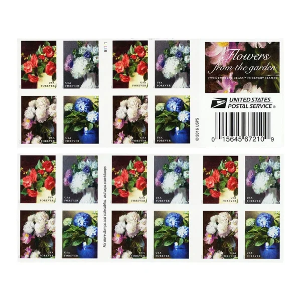 Flowers from the Garden Stamps - Image 3