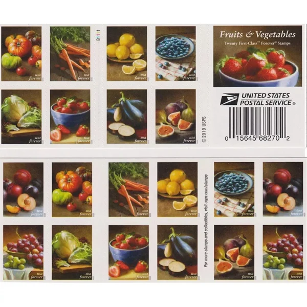 Fruits & Vegetables Stamps - Image 3