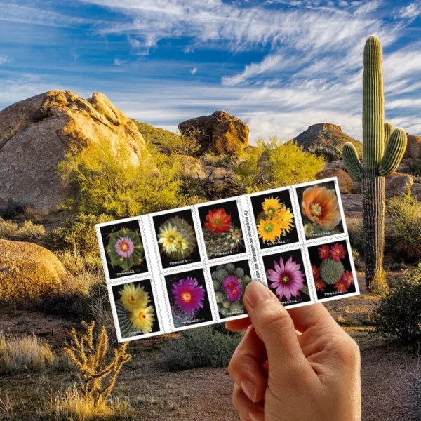 Cactus Flowers Stamps - Image 3